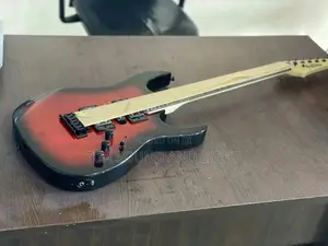 Ibanez 6 String Solid-Body Electric Guitar, Transparent Red