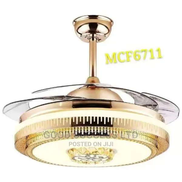 Celling Fan With Bluetooth, Speaker, With A Remote Control.