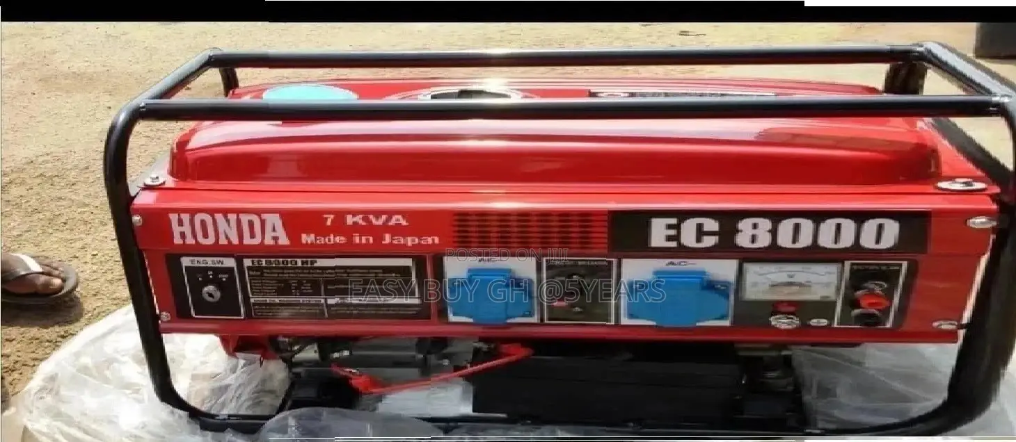 100%Copper 8000wax Honda Generator