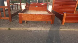 Foreign Size Wooden Double Bed, 60"×80"
