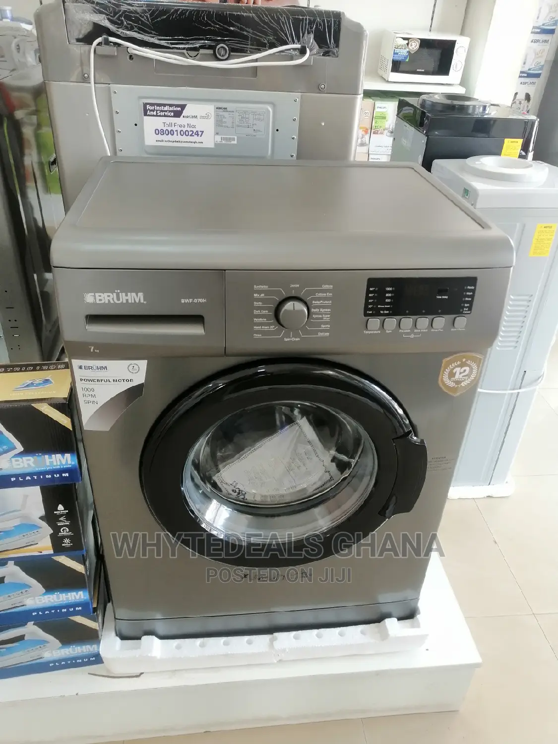 Bruhm 7kg Front Load Fully Automatic Washing Machine