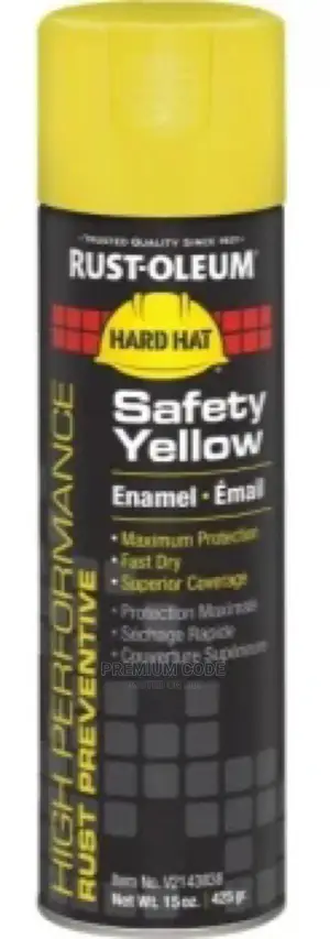 Antirust Spray Safety Yellow, Rust-Oleum Industrial