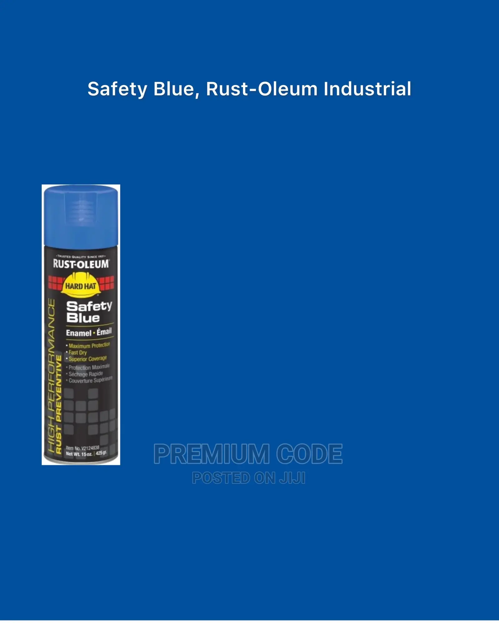 Antirust Spray Gloss Safety Blue, Rust-Oleum Industrial