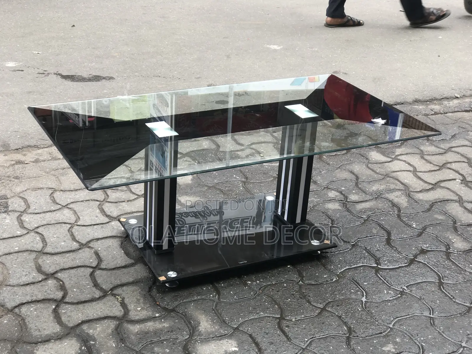 Center Table With Two Side Coffee Tables