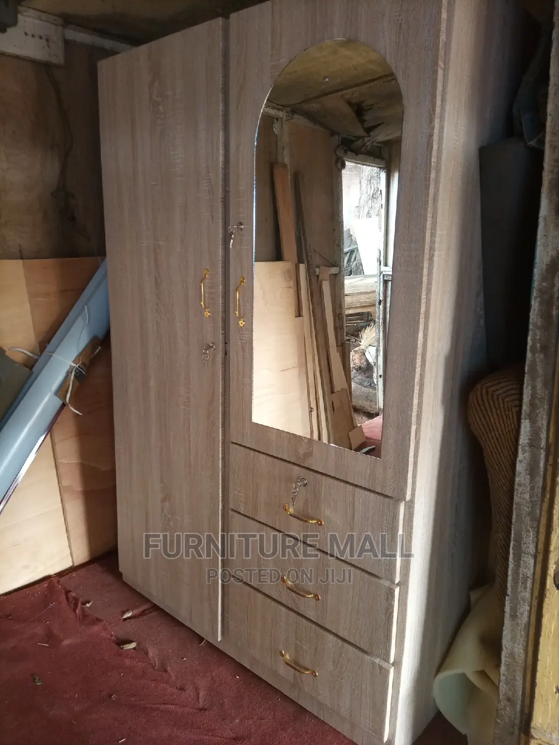 Cream 2in1 Wardrobe . Delivery Free