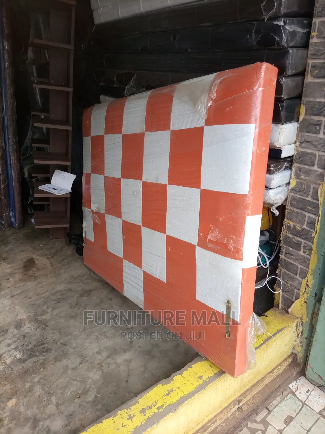 Orange and White Bed Frame Available . Free Delivery
