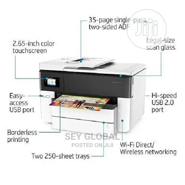 Hp Officejet Pro 7740 Wide Format A3 All-in-One Printer
