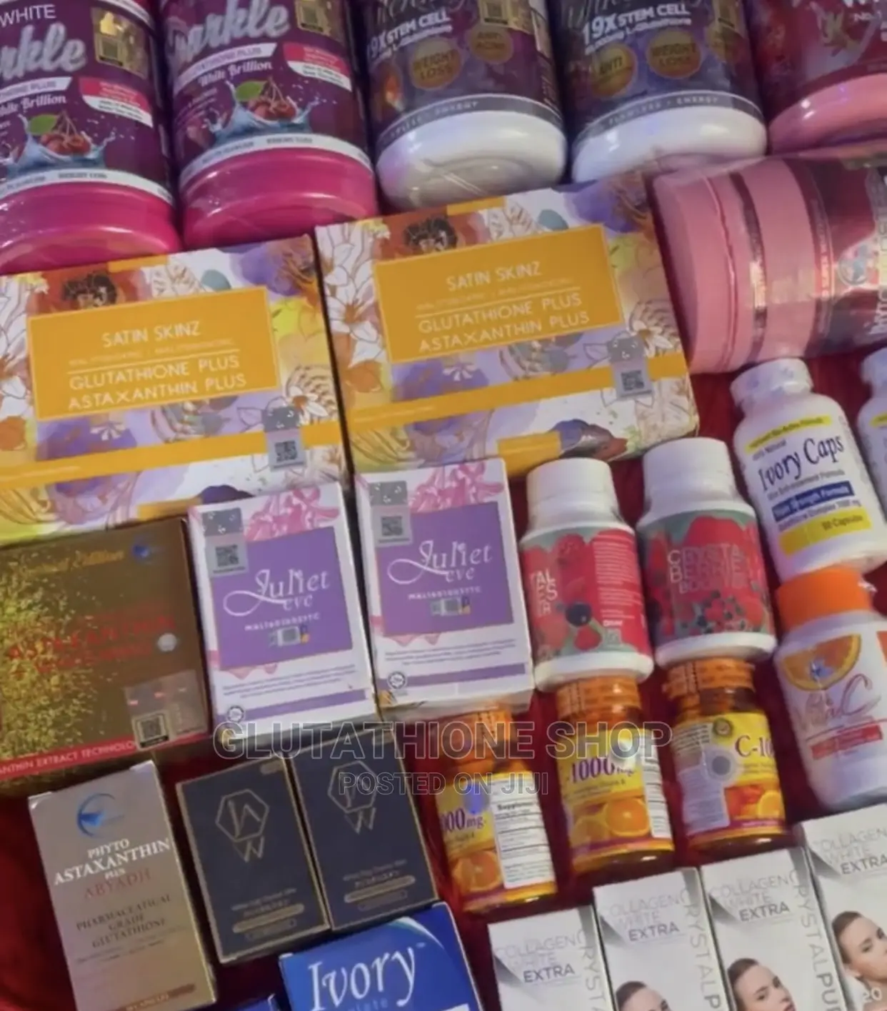 Satin Skinz Skin Whitening Supplements