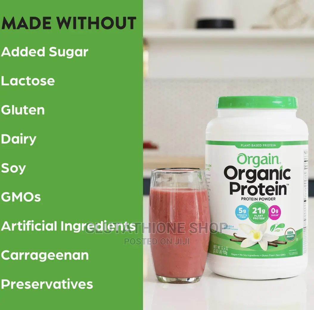 Orgain Organic Protein Powder Sweet Vainlla Bean