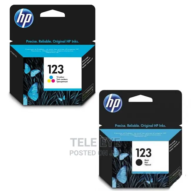 HP 123 Black and Color Ink