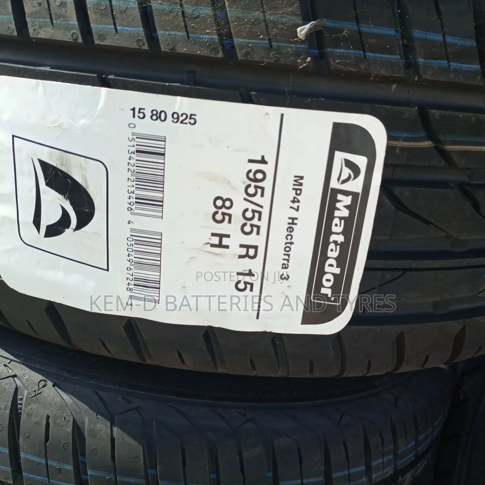 195/55r15 Metador Tyres - Ready for Delivery