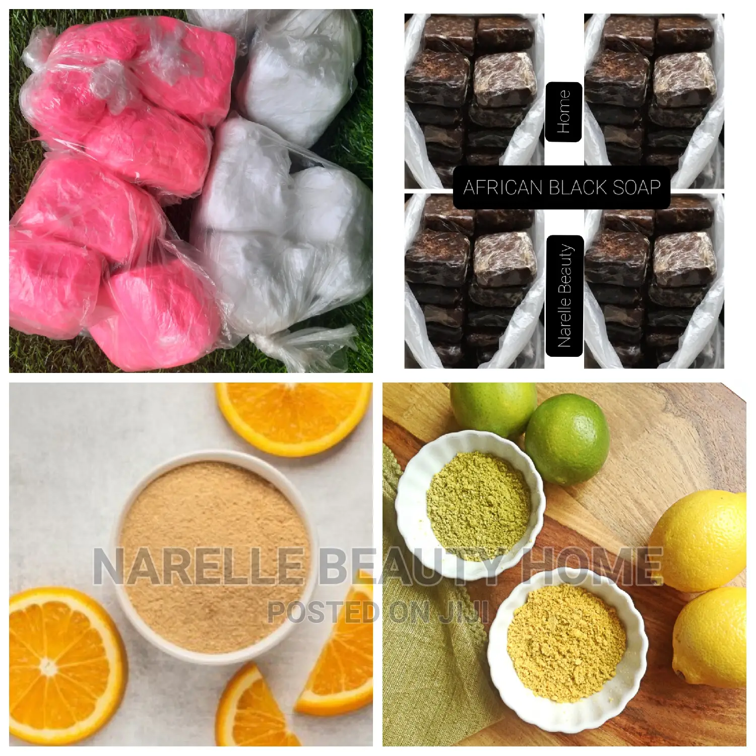 Ozone Soap, Black Soap, Lemon Powder, Orange Powder
