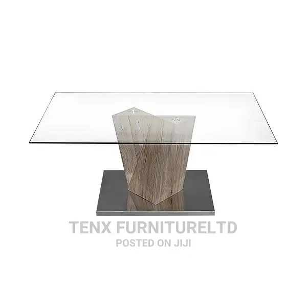 Coffee Table Chrome Base ( Glass Top )