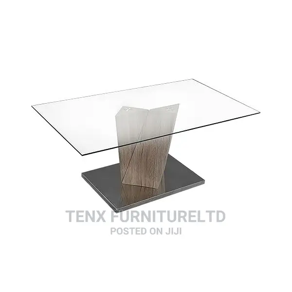 Coffee Table Chrome Base ( Glass Top )