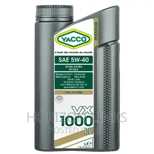 Photo - Engine Oil Yacco Vx 1000 Ll 5w40
