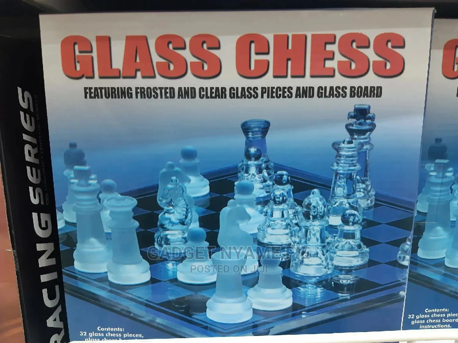 32 Piece Classy Glass Chess Set