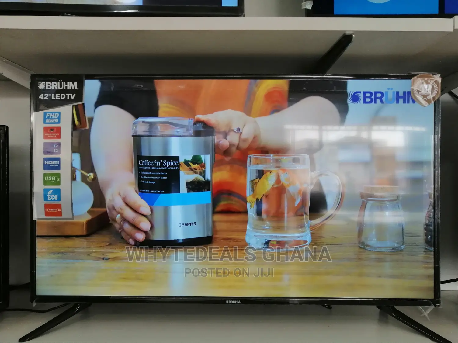 BRUHM 42 Inch Full HD Satellite LED TV