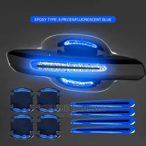 Car Door Handle Bowl Reflective Stickers (4x Set)