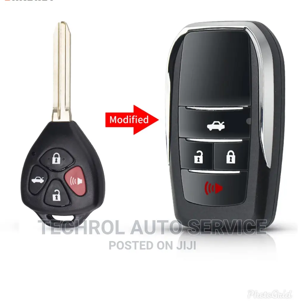 2009 Toyota Modified Key Shell
