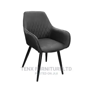 Dining Chair With Round Armrest