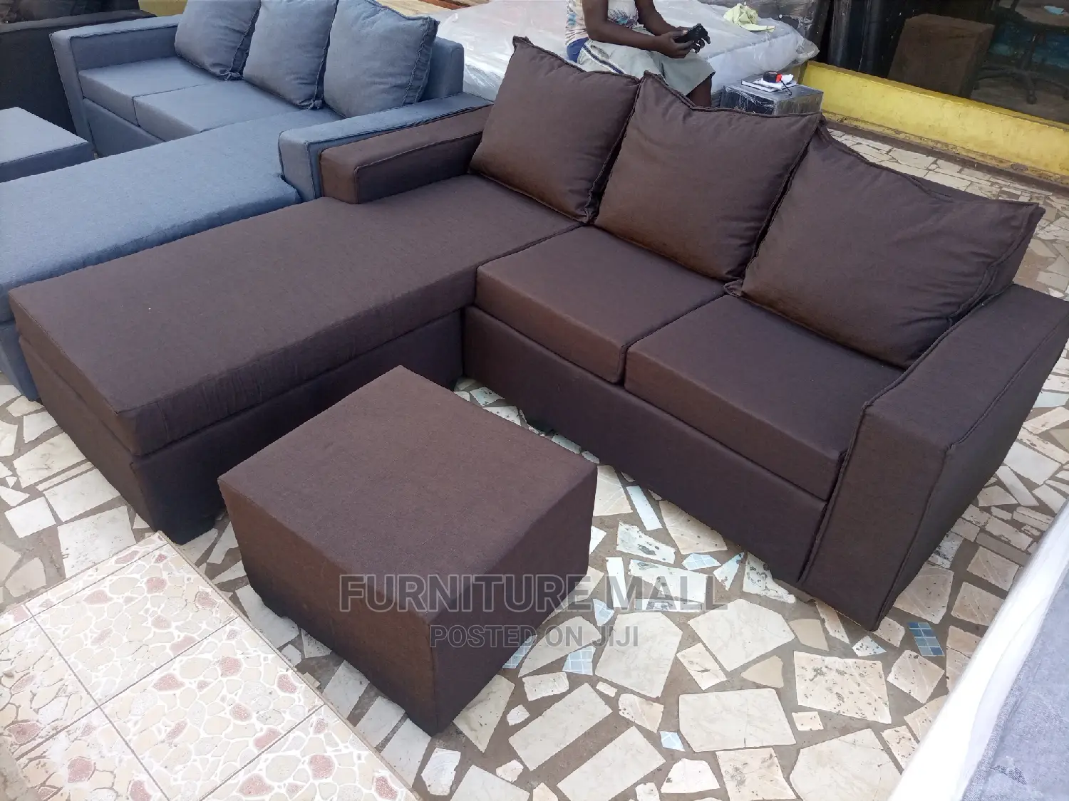 New Cofe L Shaped Sofa. Free Delivery