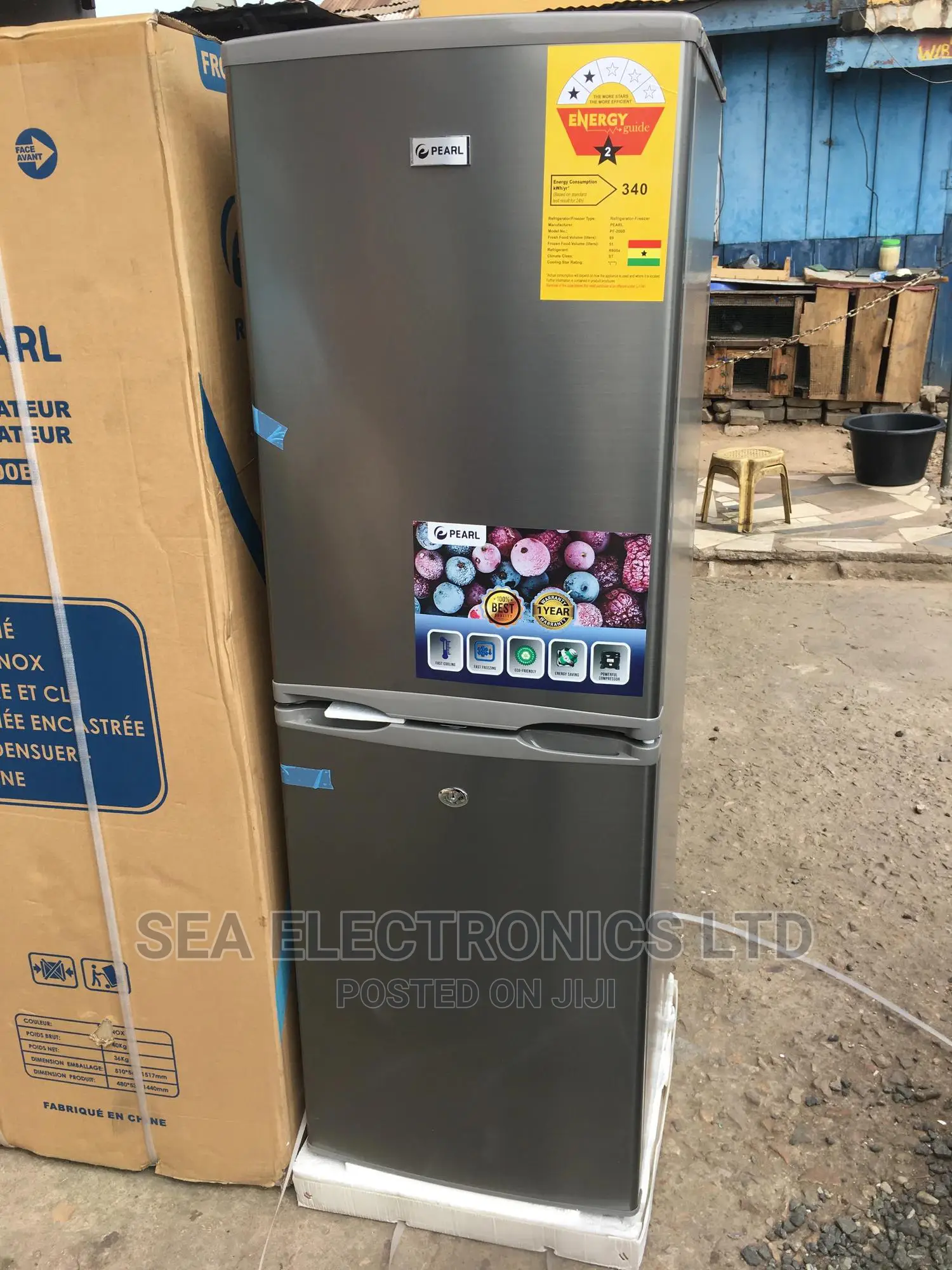 Brand New Pearl 200b Fridge Bottom Freezer