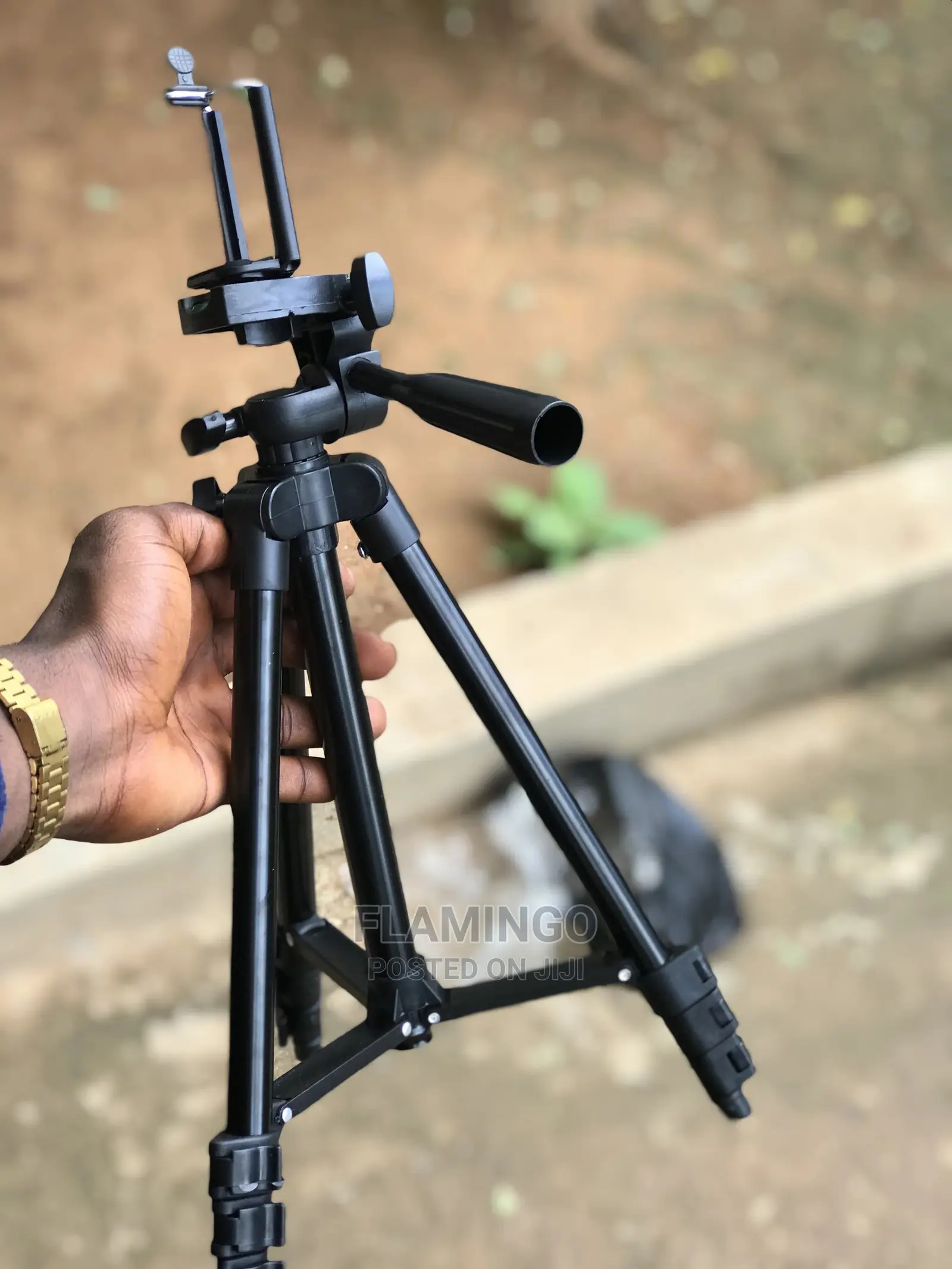 Retractable Tripod Stand for Digital SLR Camera Stand Black