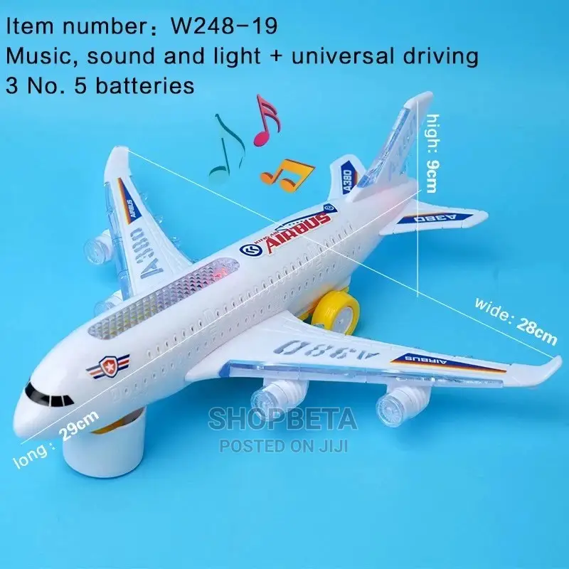 Kids Electric Aircraft Model Plane With Music