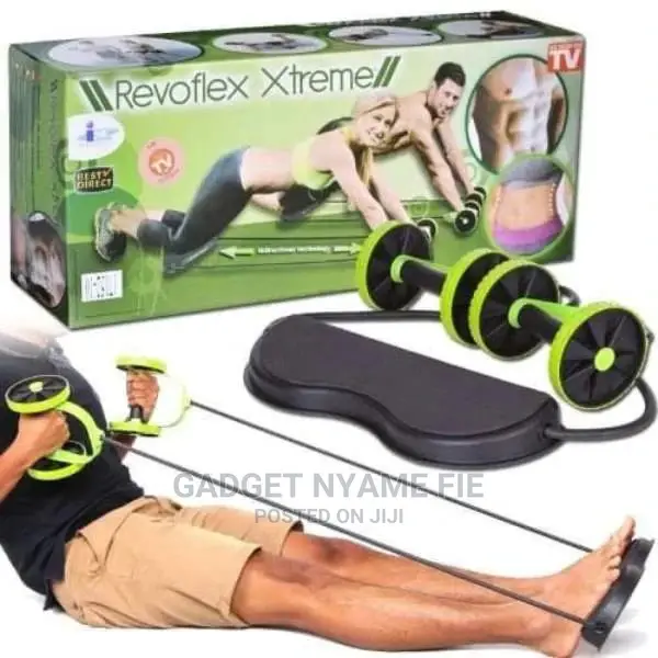 Revoflex Extreme + Free Skipping Rope - Black/Green