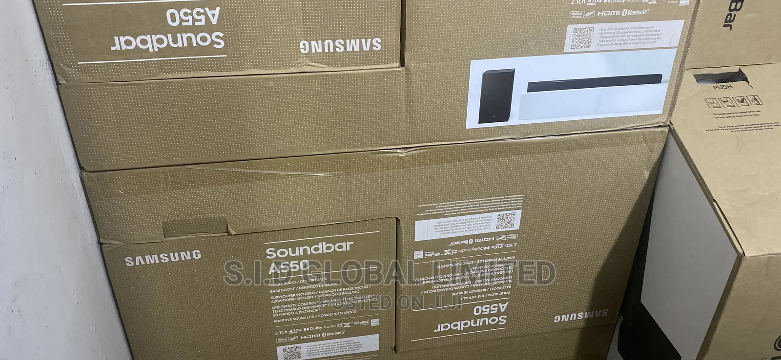 Samsung 2.1-Chnnl Soundbar Hw-A550 Wireless Subwoofer Dolby