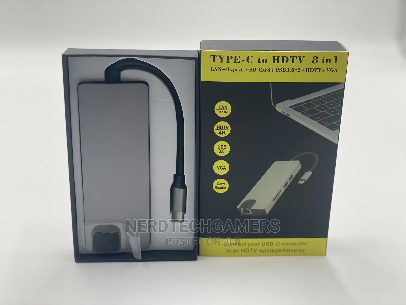 USB-C to HDTV 8 in 1