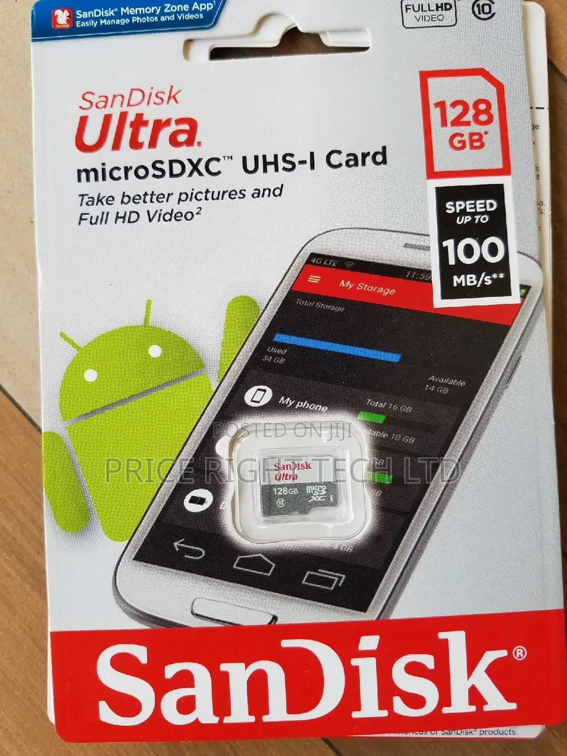 Brand New 128gb Ultra Sandisk Memory Card