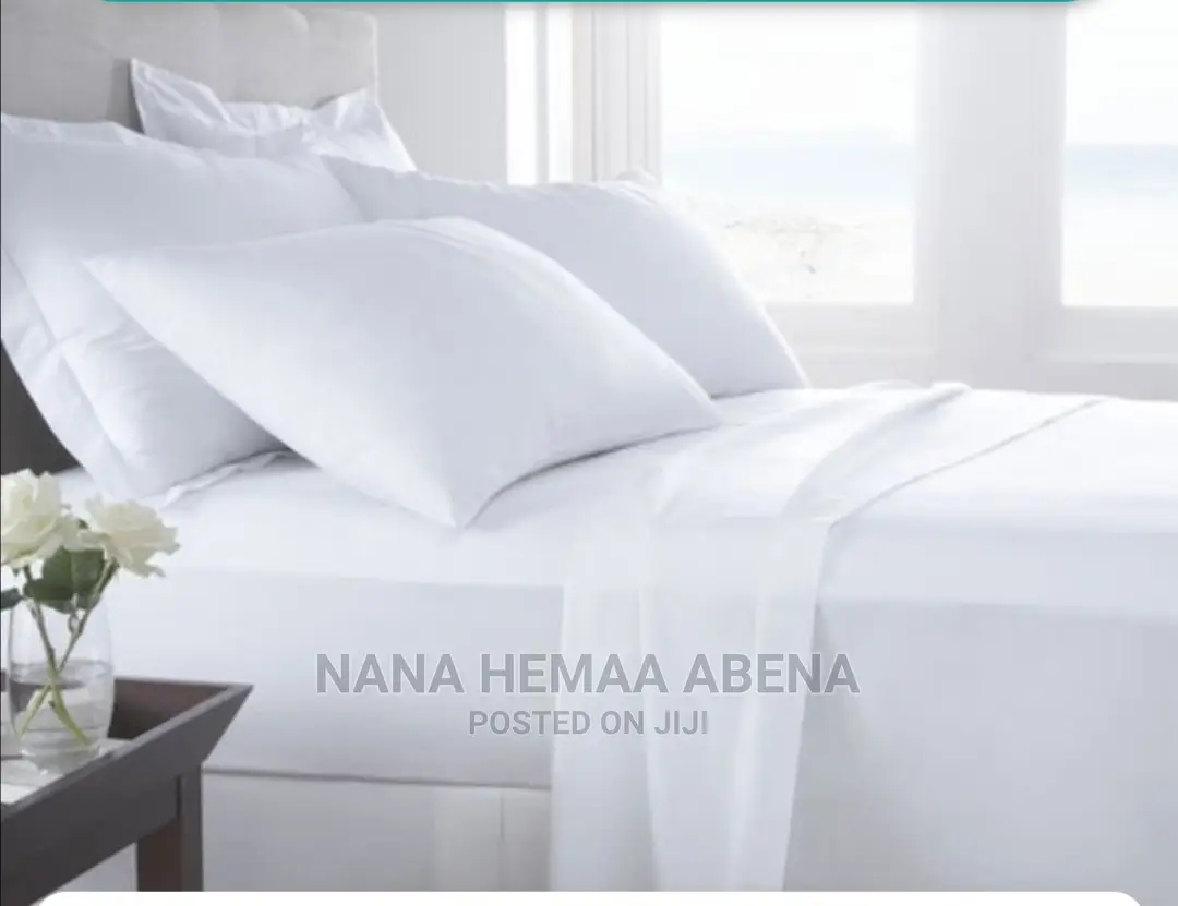 King Size All White Bedsheets