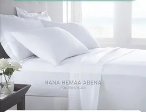 King Size All White Bedsheets