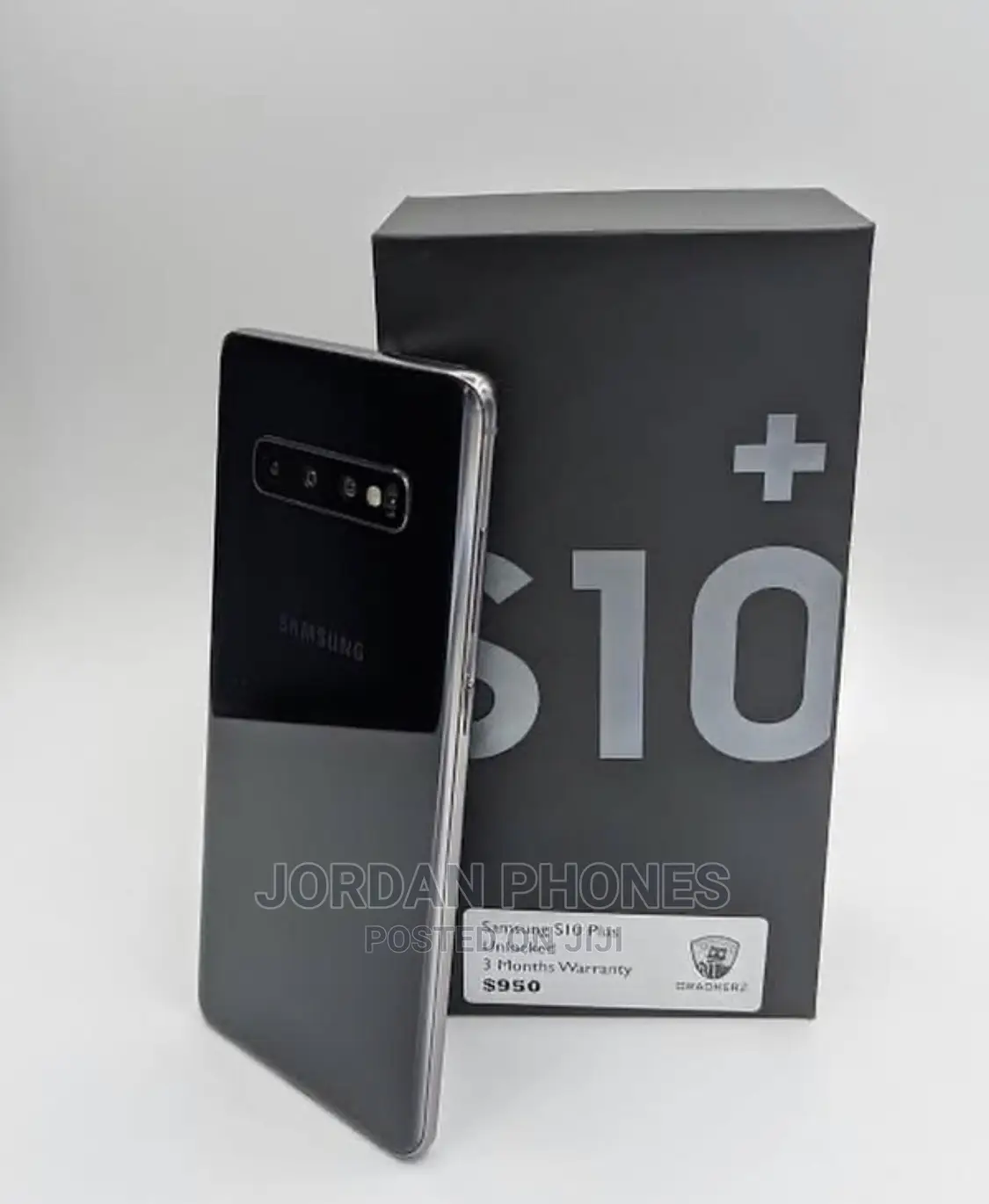 New Samsung Galaxy S10 Plus 128 GB Black