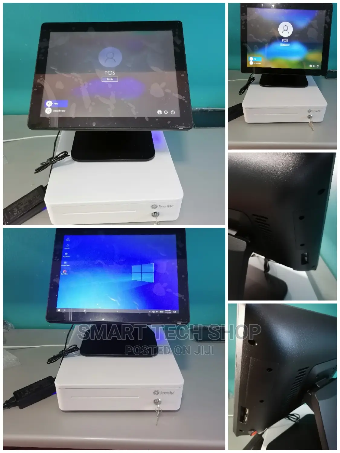 Steel Cash Drawer With Key and Electronic Lock.White Black