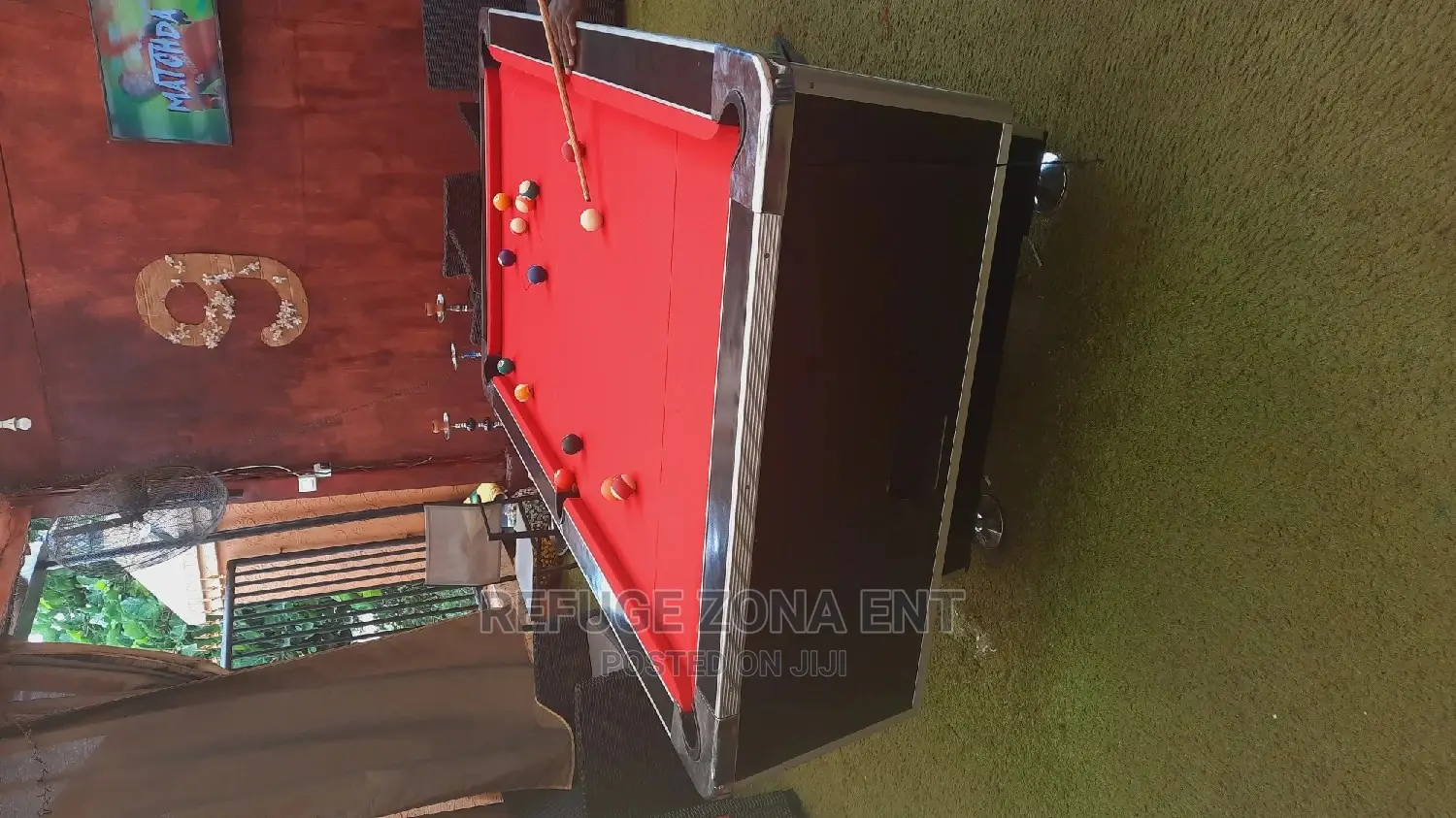 Marble Coin Operated Pool Table