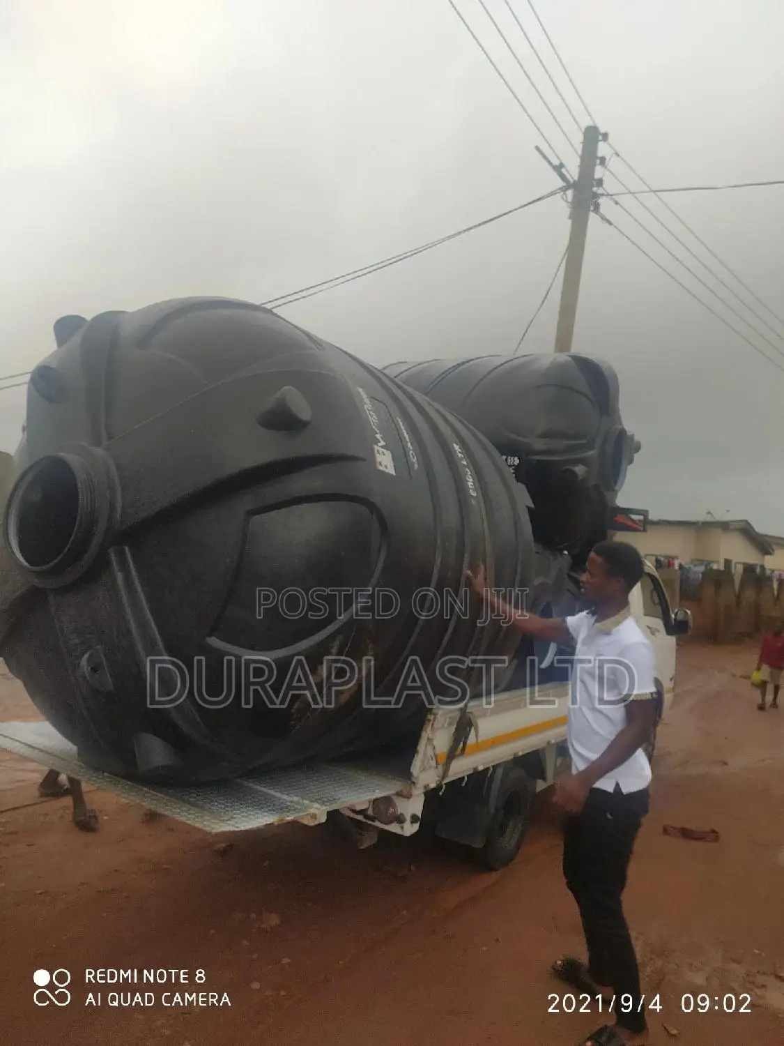 6000 Litres Water Tank Sales and Delivery From Duraplast