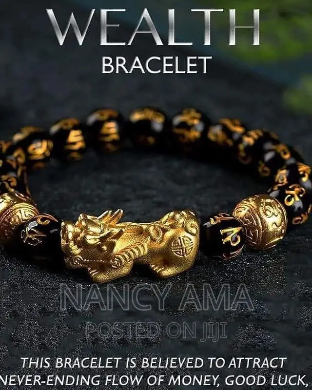 Obsidian Bracelets for Wealth and Good Luck in Life