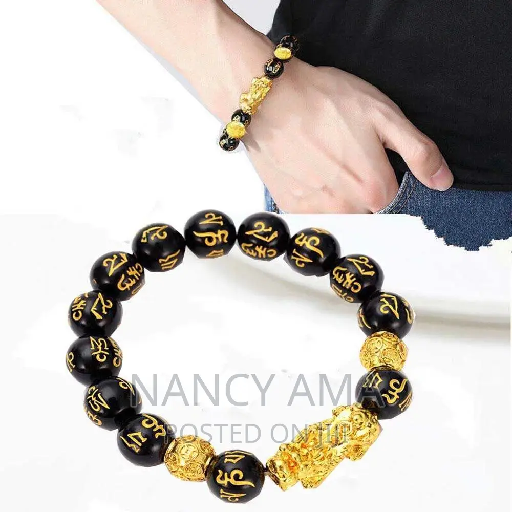 Obsidian Bracelets for Wealth and Good Luck in Life
