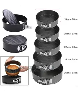 5pcs Nonstick Cake Pan Set