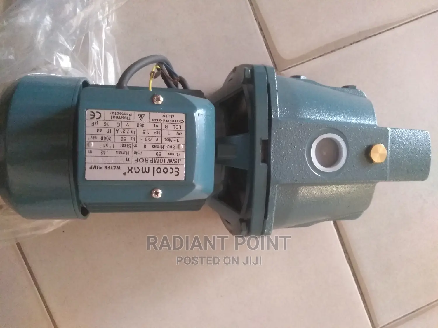 Electric Ecoolmax 1.5hp Water Pump