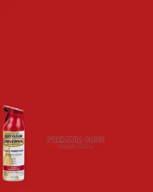 Antirust Paint/Primer Universal Spray, Gloss Cardinal Red