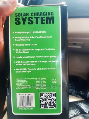 Gdlite 8017 Solar Charging System