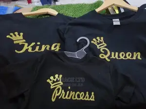 Tshirt + Printing for King Queen and Princess