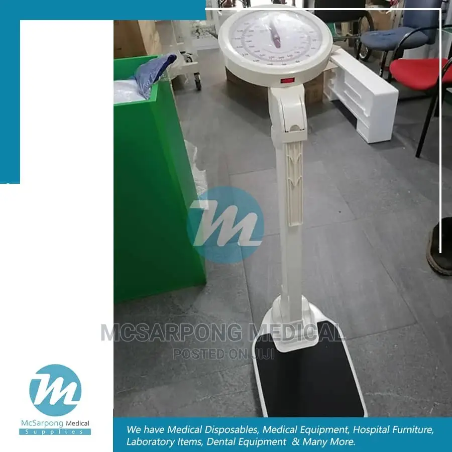 Weighing Scale With Height (Digital and Manual Seca Types)