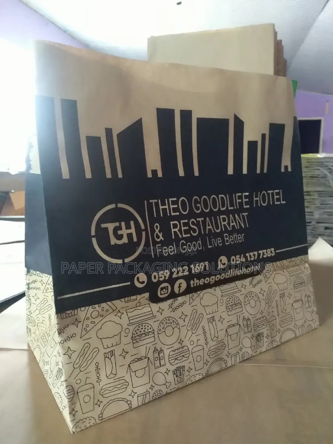 Branded Paper Bags for Groceries
