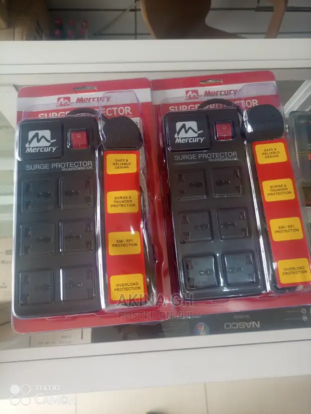 Mercury Surge Protector Extension Board 5m 3