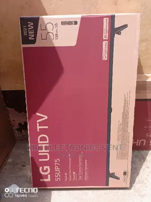 LG 55"(55UP75)Smart UHD Satellite+ Magic Remote