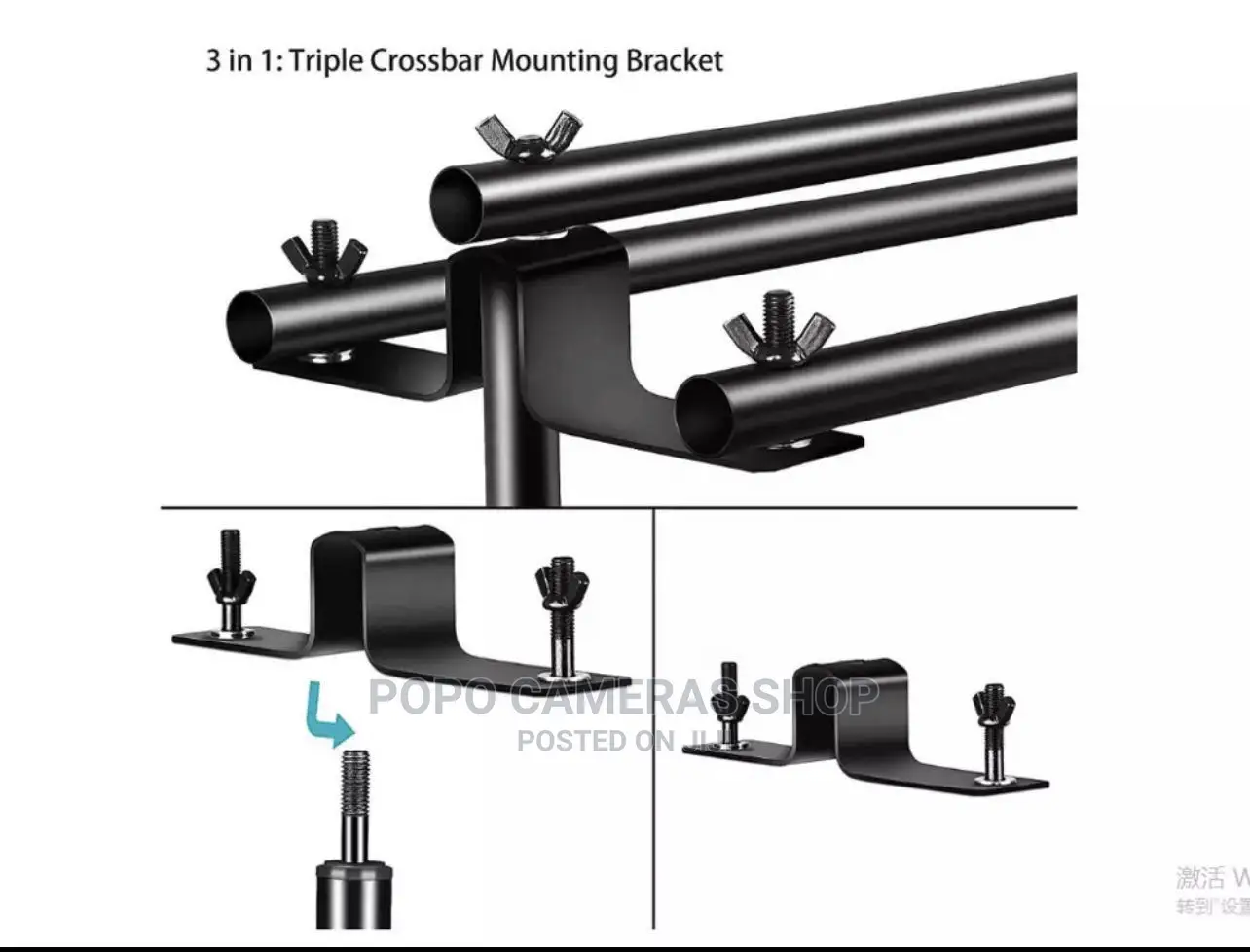 3 in 1 Backdrop Support System